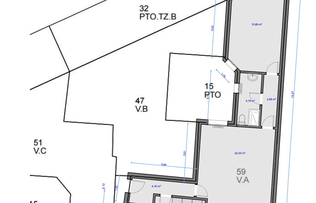 Plano ático en venta en Cuatro Caminos